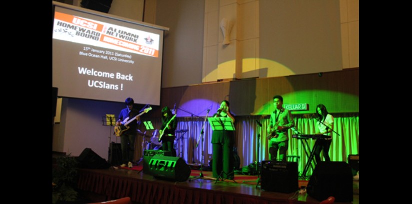  Students from UCSI University's School of Music entertaining the guests before the start of the event