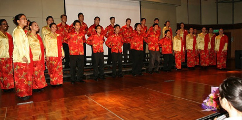 The Harmonix Youth Choir sing “Route 66” during the gala performance at the ANZCA Music Festival 2011, hosted by UCSI University.