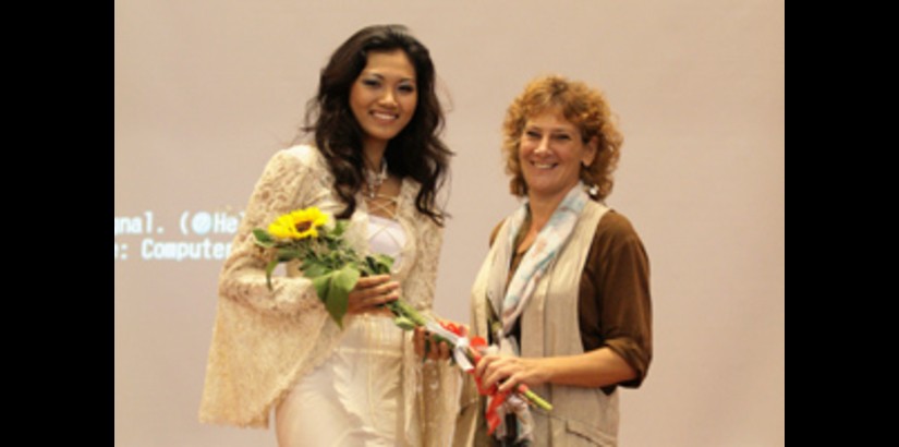 Celebrities Christian New & Lavin Seow with Linda
