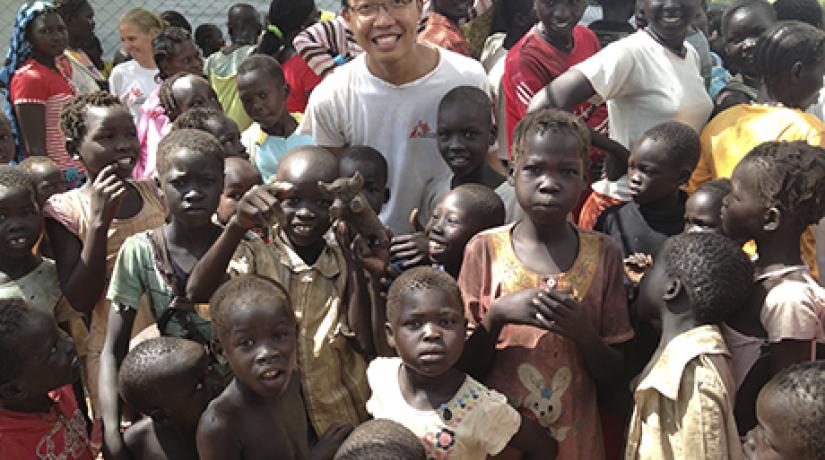  Teo, UCSI’s pharmacy graduate, during a mission with Médecins Sans Frontières – an international non-governmental humanitarian organisation.