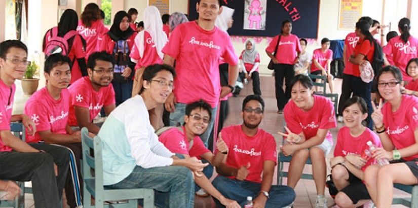 Students from the Faculty of Medical Sciences who participated in and helped organise the Campaign