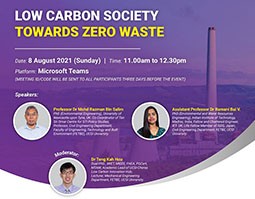 Low Carbon Society Towards Zero Waste
