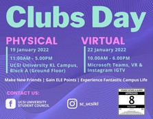Clubs Day : Be Ready To Join Us!