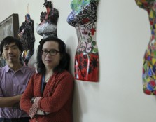  Lam (left) and Fong (right) of De Institute of Creative Arts and Design are firm believers that hands-on experience is key in helping students make their mark in the creative industry.